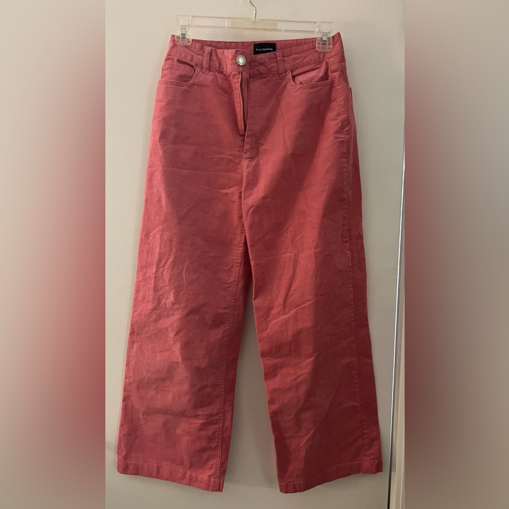 Frank and Oak curdoroy wide leg pants